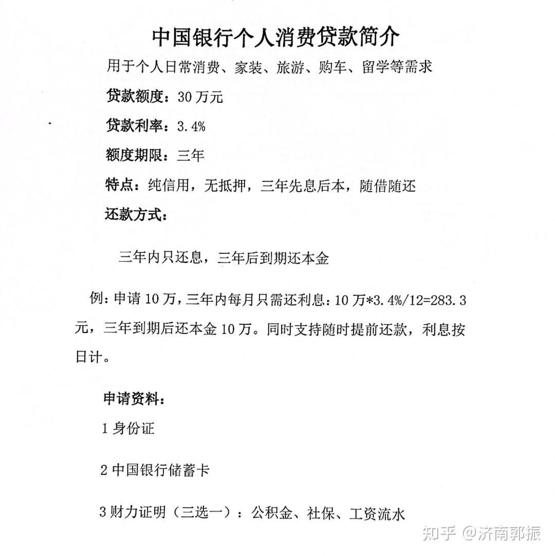 申请中国银行信用贷款什么要求?