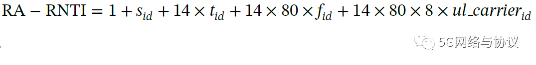 Ra Rnti Equation 5G RA相关琐碎信息 - 知乎
