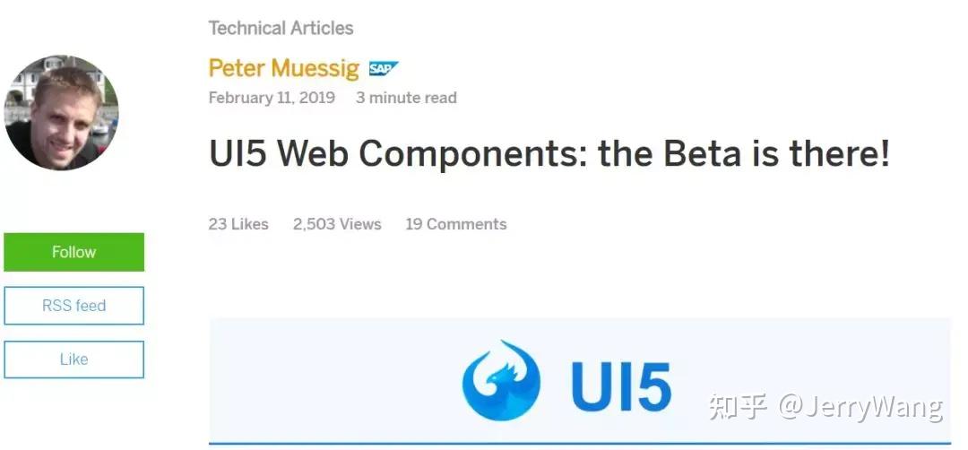 用 React 结合 SAP UI5 Web Components 来开发 SAP Fiori 应用 - 知乎