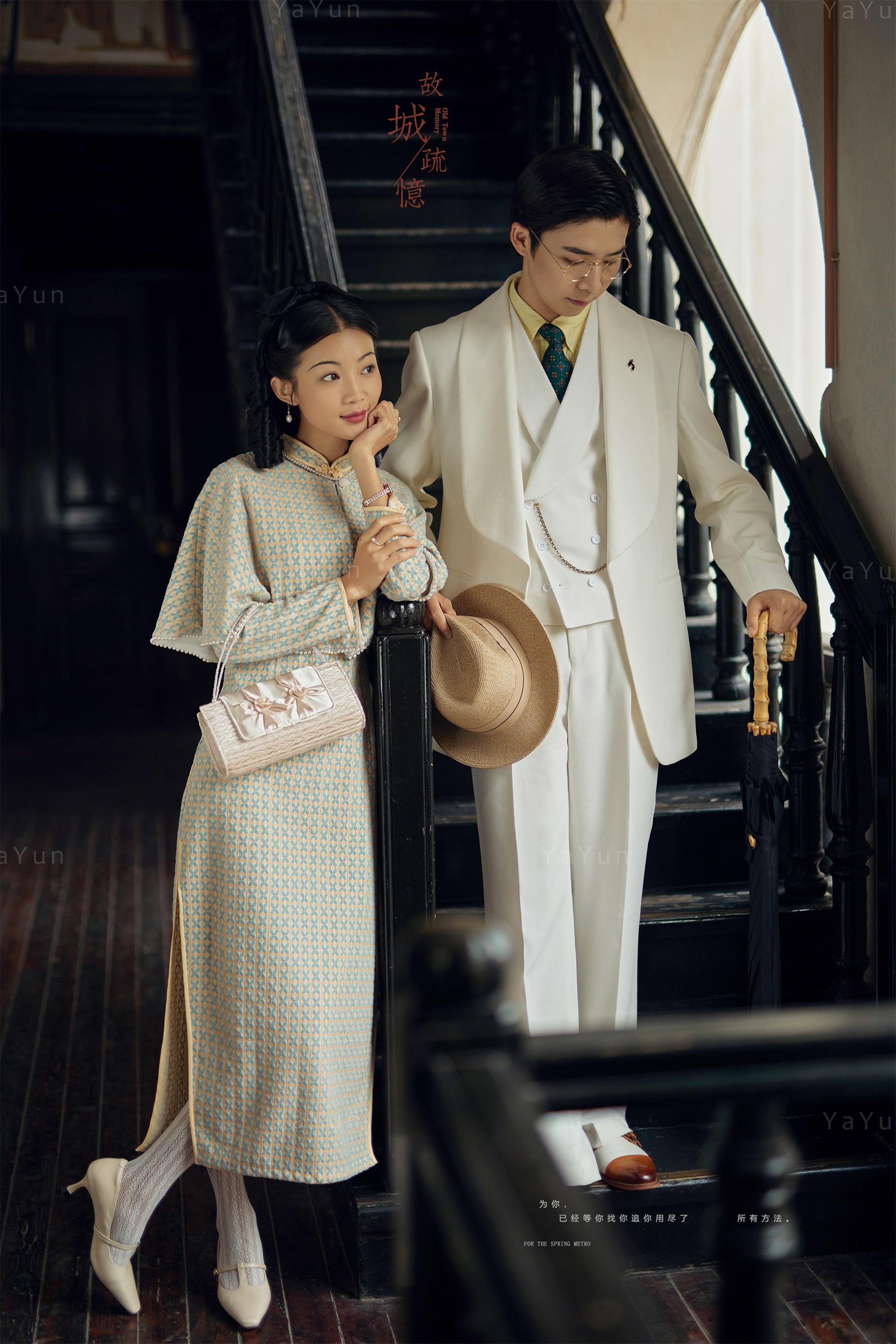 有没有喜欢民国风的婚纱照或者情头的大家一起分享一下