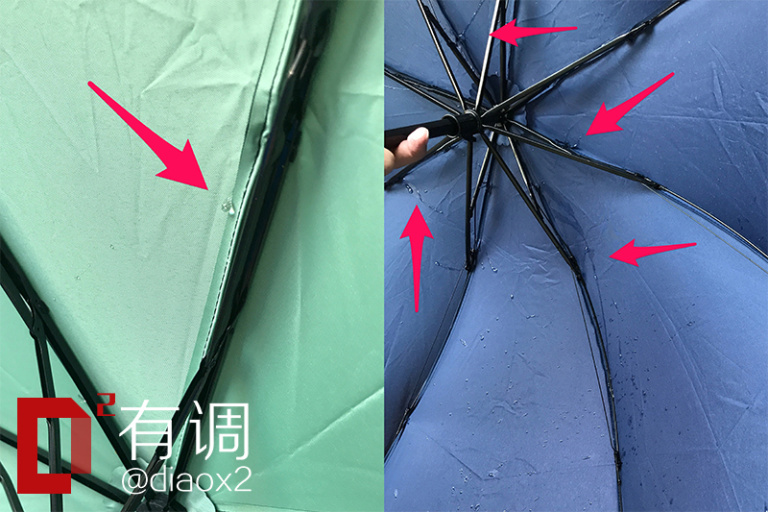 108把雨伞科学实测, 这26款才是真·挡雨便携又遮阳 - 知乎