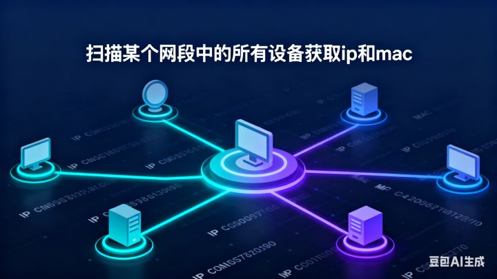 扫描某个网段中的所有设备获取ip和mac - 知乎