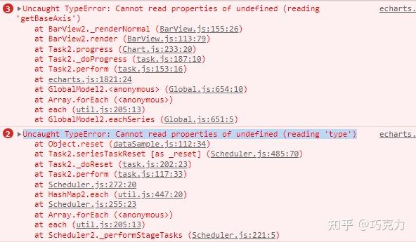echarts 报错：Uncaught TypeError: Cannot read properties of undefined ...