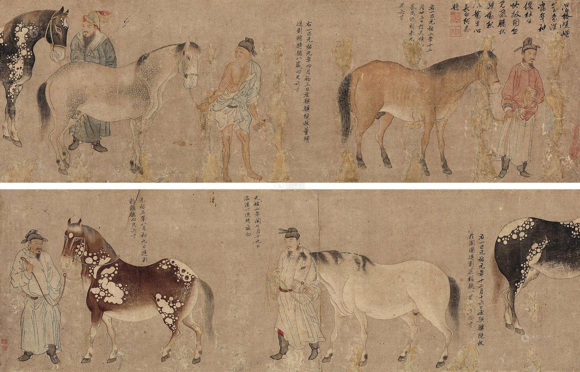 李公麟《五马图》真迹重现江湖 | 收藏贴 - 知乎