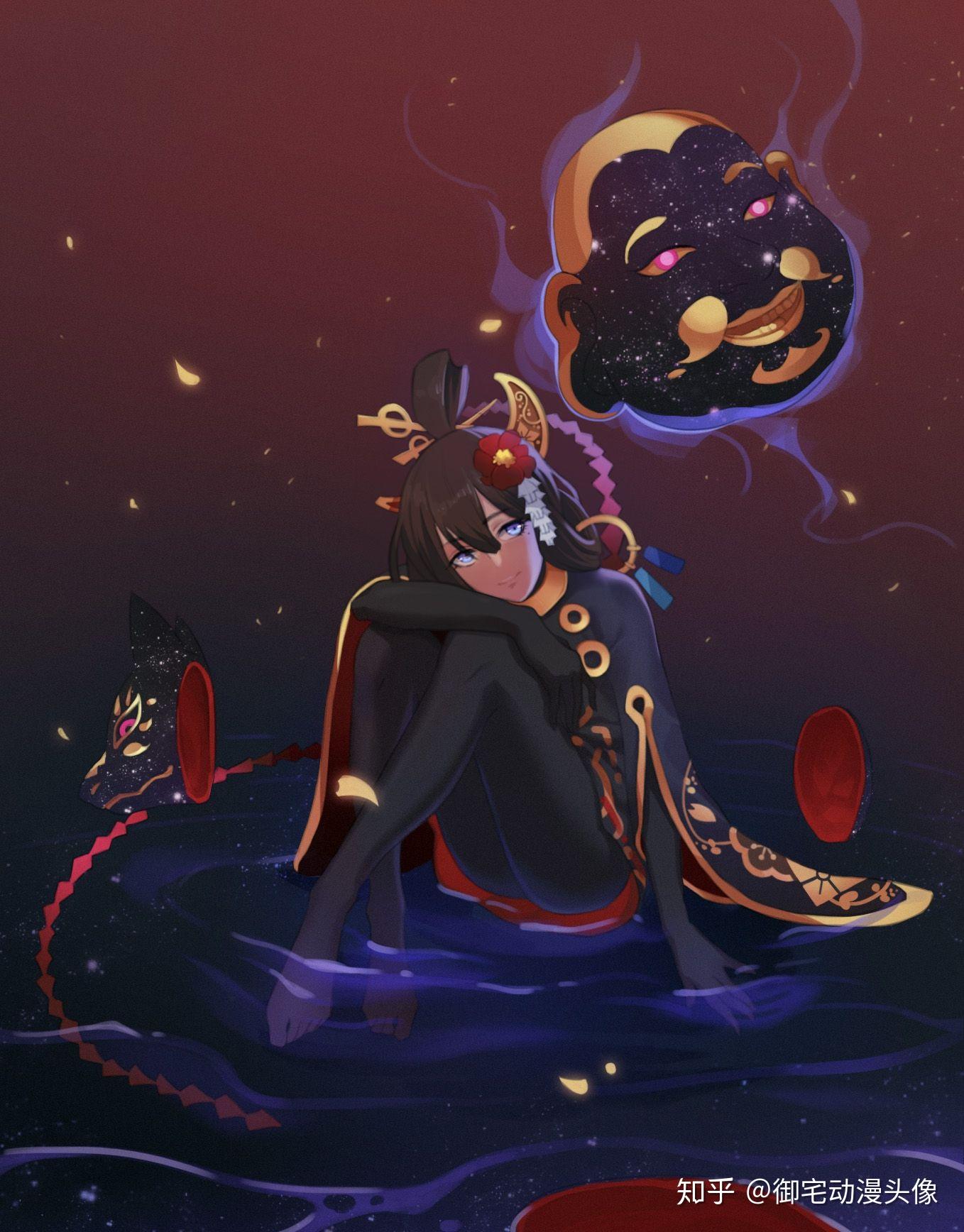 求阴阳师面灵气壁纸