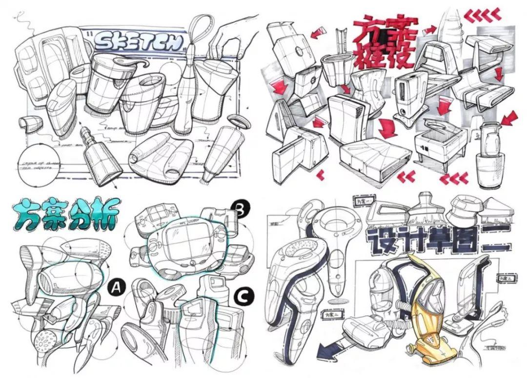 【手绘基础】产品手绘的方体、球体、柱体加减法绘制 - 知乎