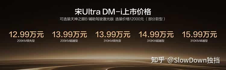 比亚迪宋Ultra DM-i正式上市,售价12.99万起