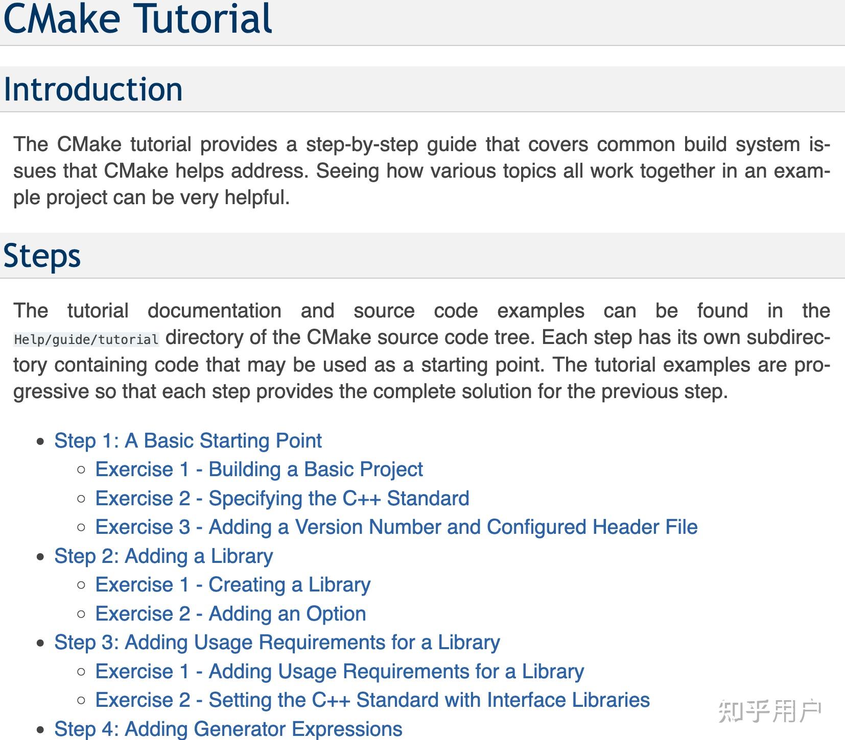 Cmake Tutorial Simple CMake 中文教程,为什么国内没人写这样的教程来帮助初学者? - 知乎