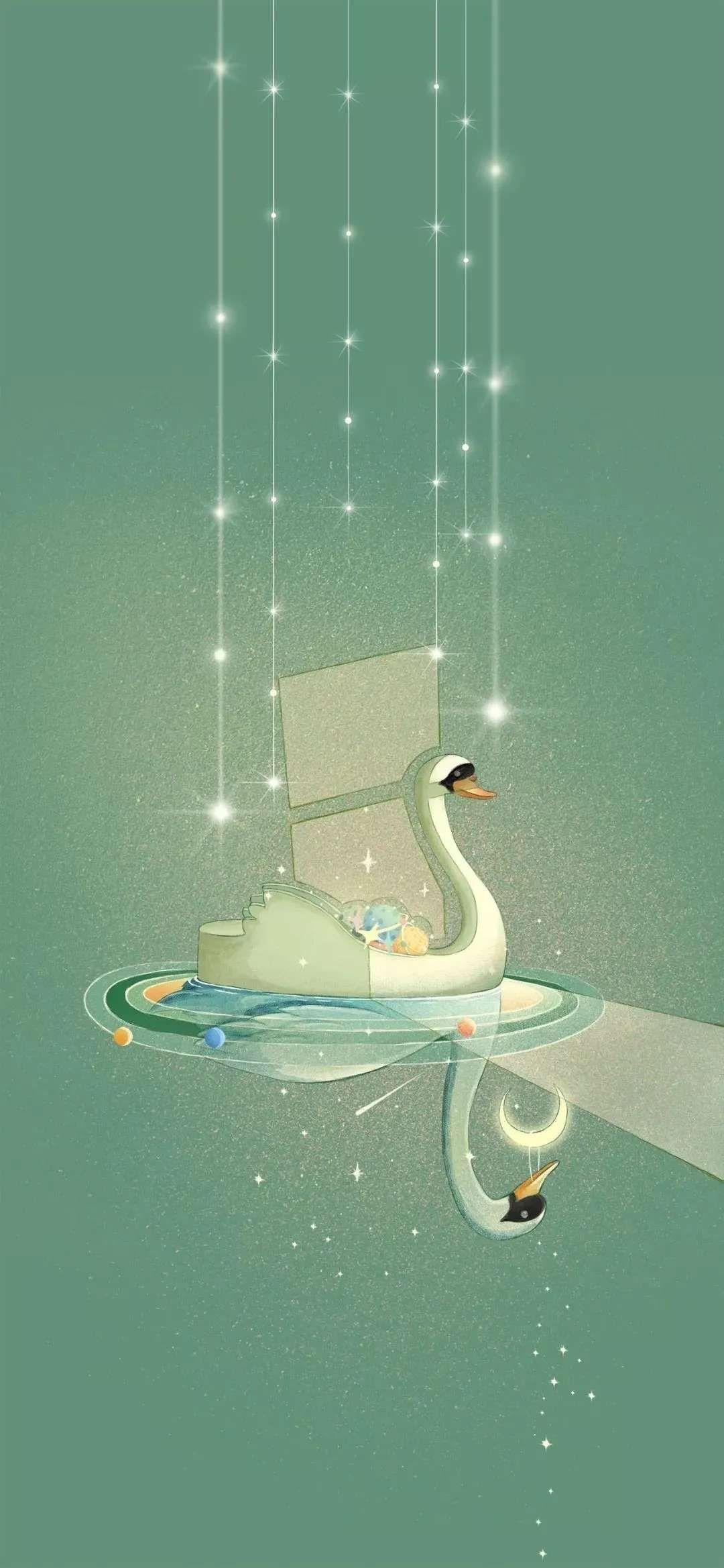 有什么美到极致的绿色壁纸?(绿色壁纸好看卡通动漫)