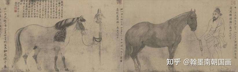 北宋画家李公麟《五马图》,宋画第一 - 知乎