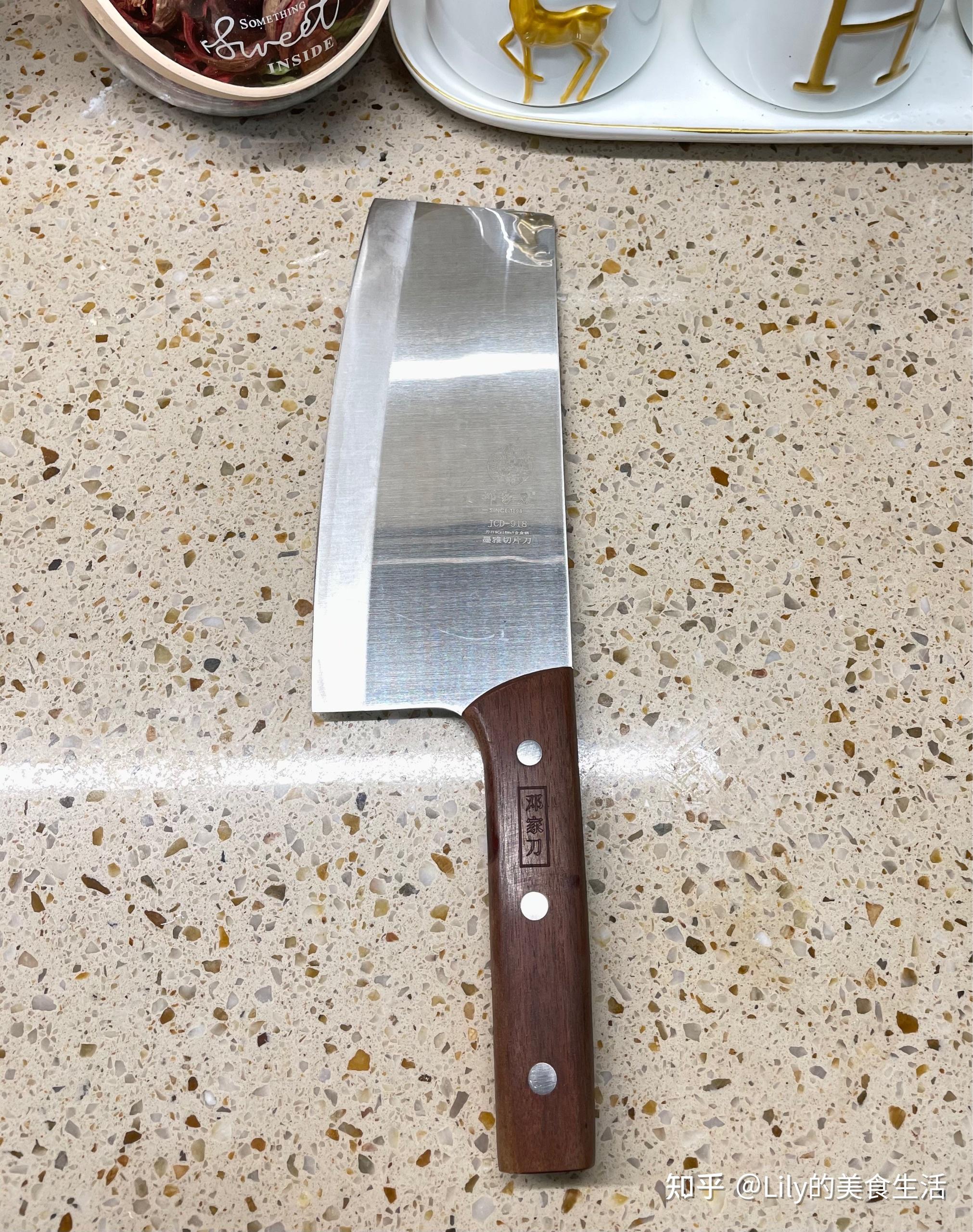 菜刀这几个品牌哪个好张小泉十八子作邓家刀单立人oou黑刃