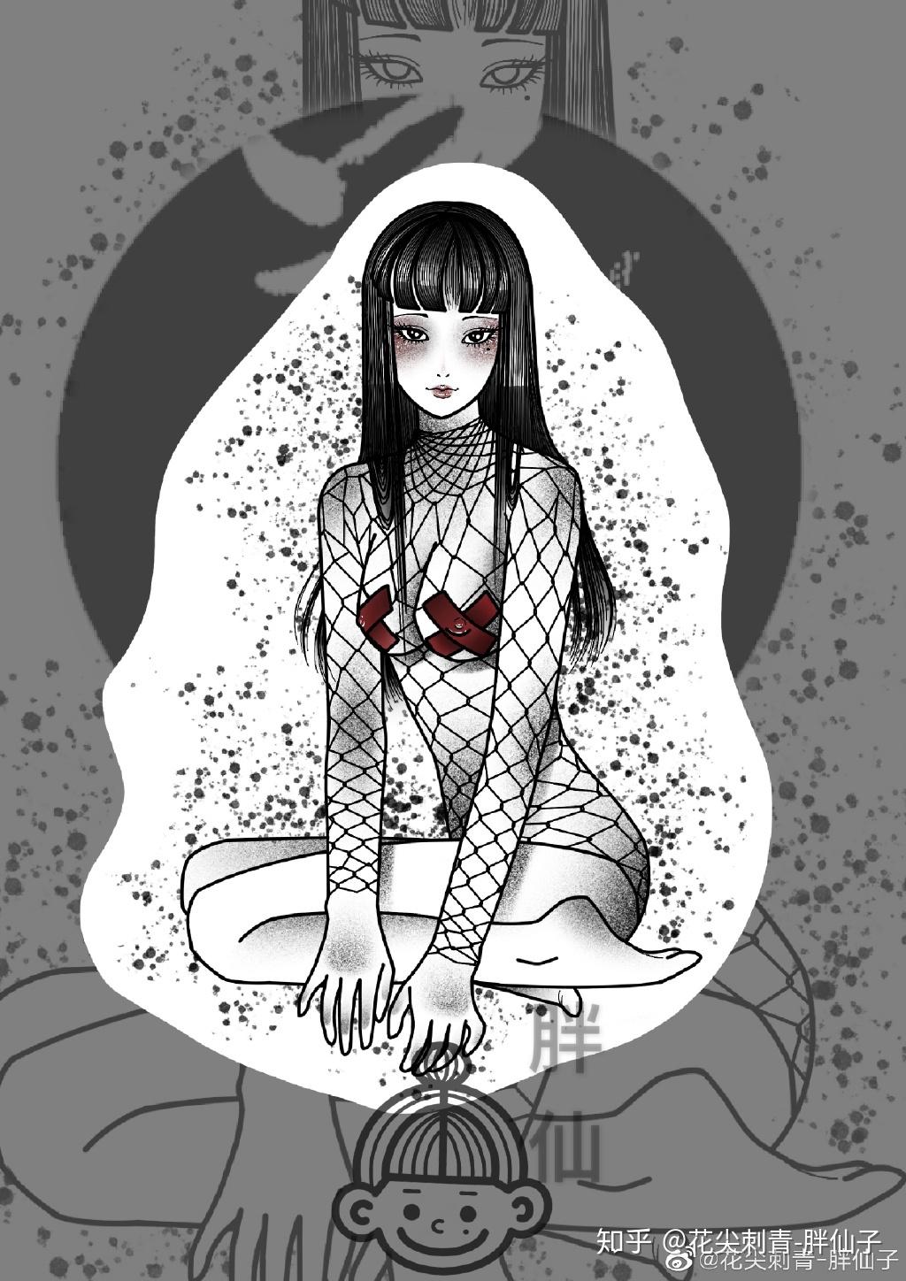 想纹身图案是伊藤润二笔下的富江会不会压不住鬼上身