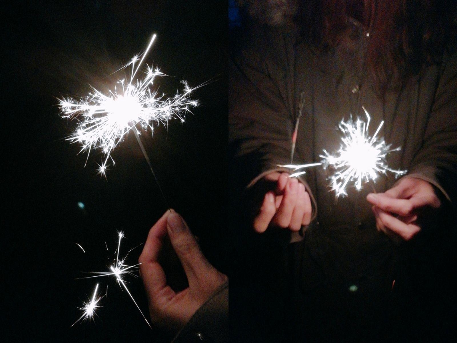 如何拍出好看的手拿小烟花的照片