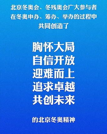 什么是北京冬奥精神?