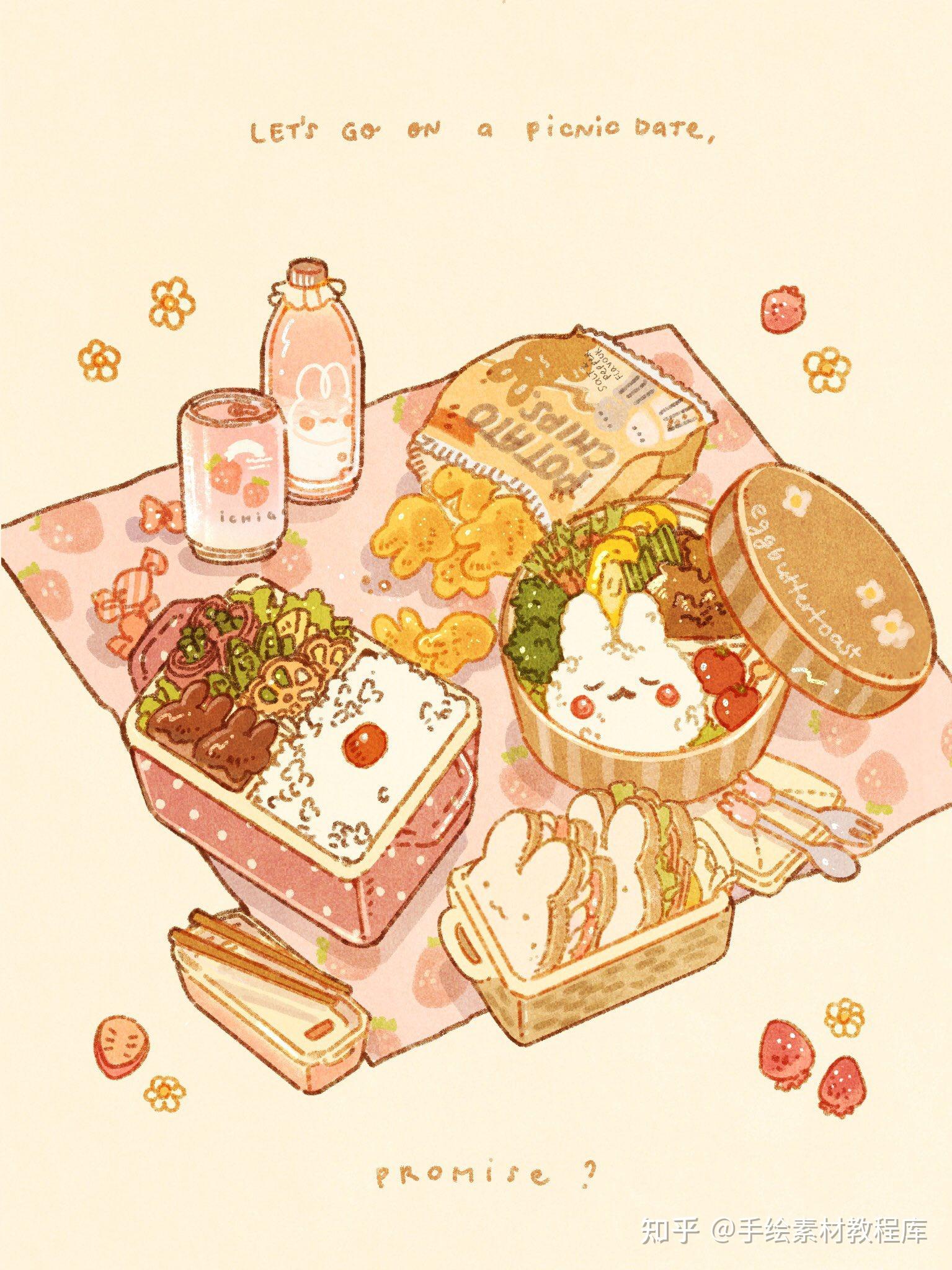 有没有二次元美食的壁纸? - 知乎