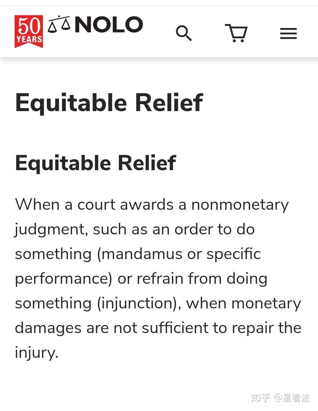 equitable relief and equitable remedy有什么区别？ 知乎