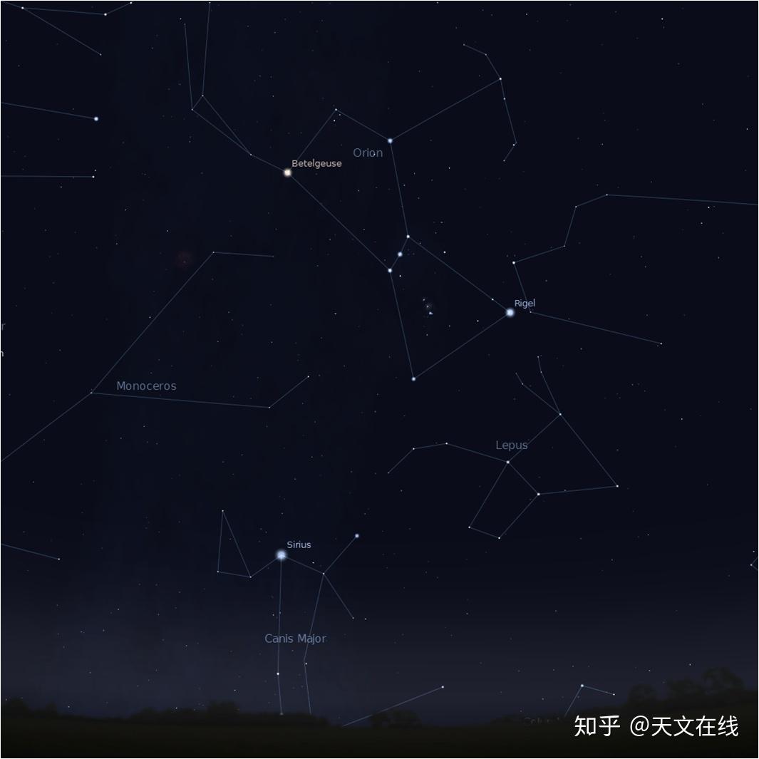 注意观赏天狼星，它是夜空中最亮的恒星 - 知乎