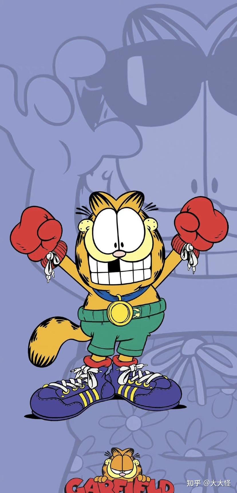 有没有加菲猫的壁纸