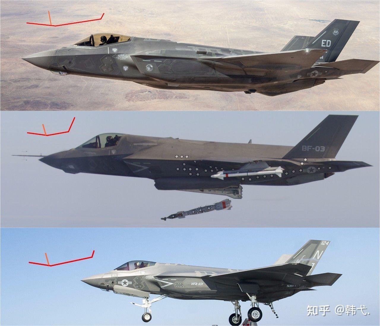 如何从外观上区分F-35 A/B/C？ - 知乎