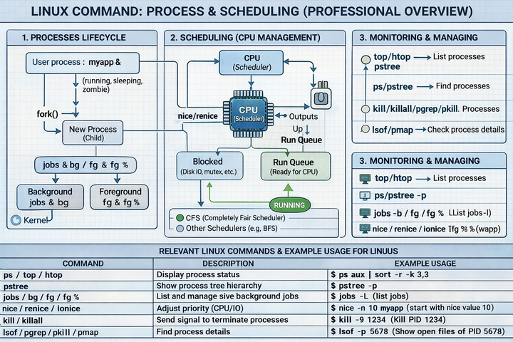 趣话Linux Command③：Process & Scheduling篇——你看到的进程，都是幻象 - 知乎