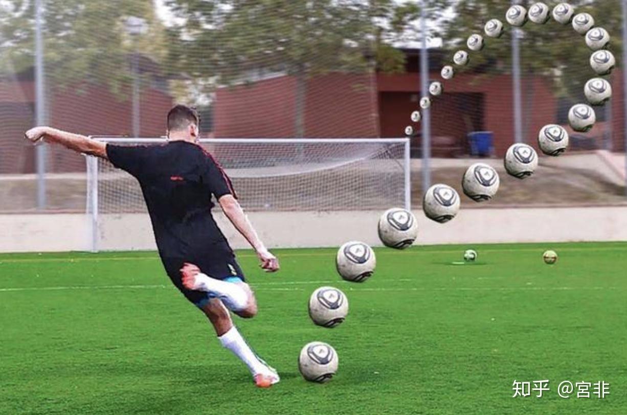 普通足球充入氦气会和充入空气在飞行球路上会有什么区别