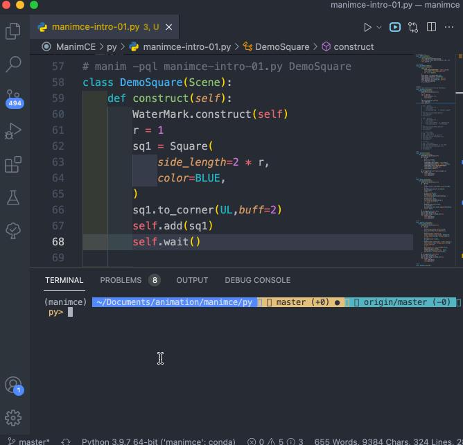 Python 视频制作神器 -- Manim入门篇 - 知乎