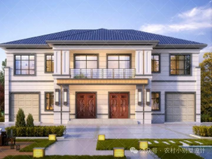 24套二层双拼兄弟农村自建房别墅，二层乡村别墅住宅自建房设计 - 知乎