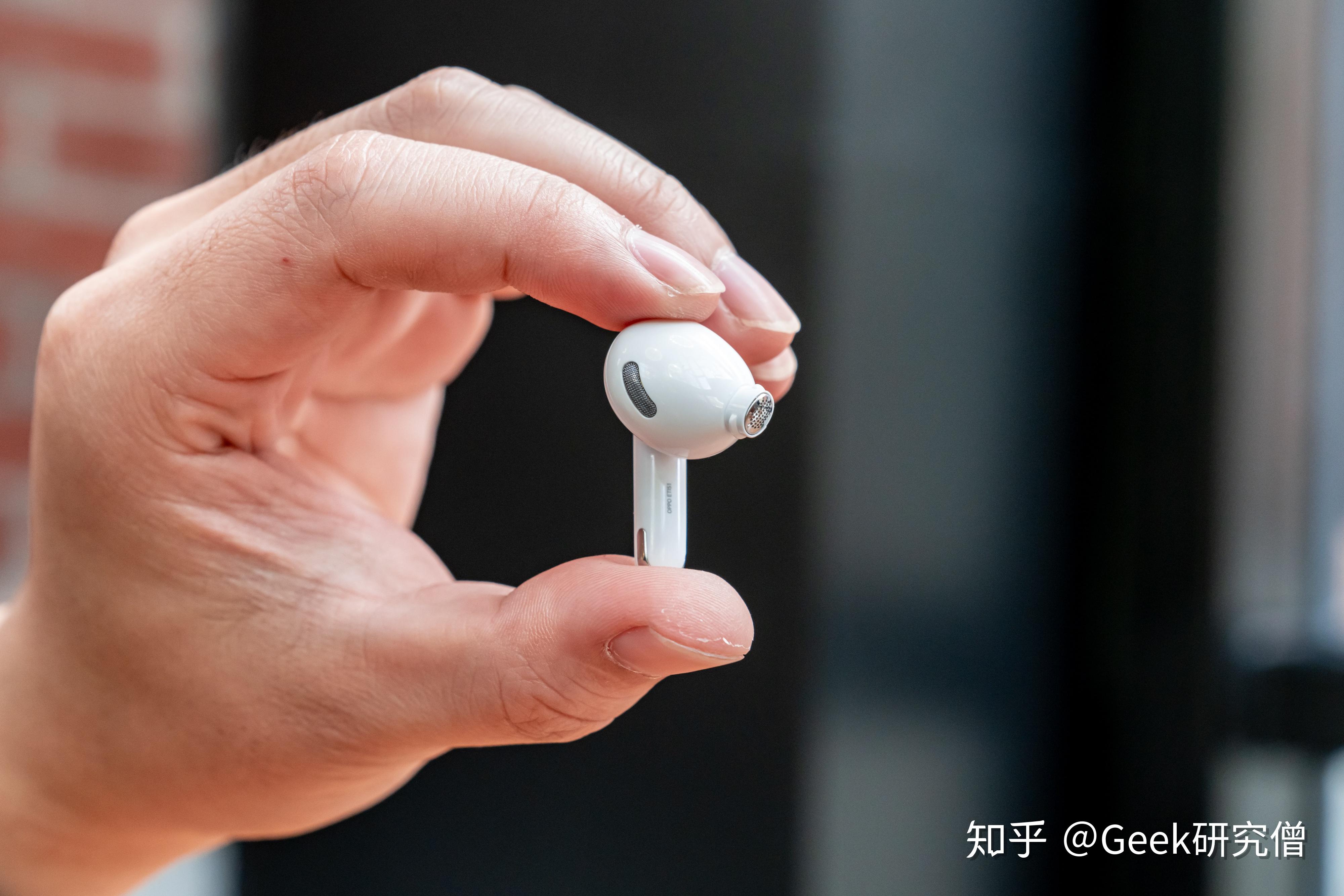 二,oppo enco x 真无线主动降噪耳机的外观如何?