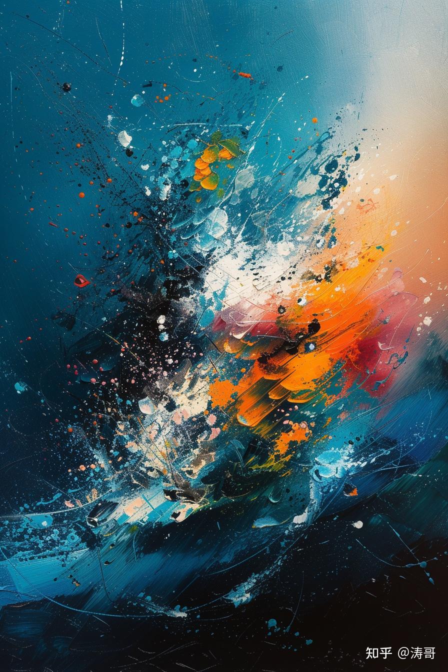 抽象画 抽象画（油絵）葛藤 Conflict (原画） 絵画 Zarathustra AP 通販