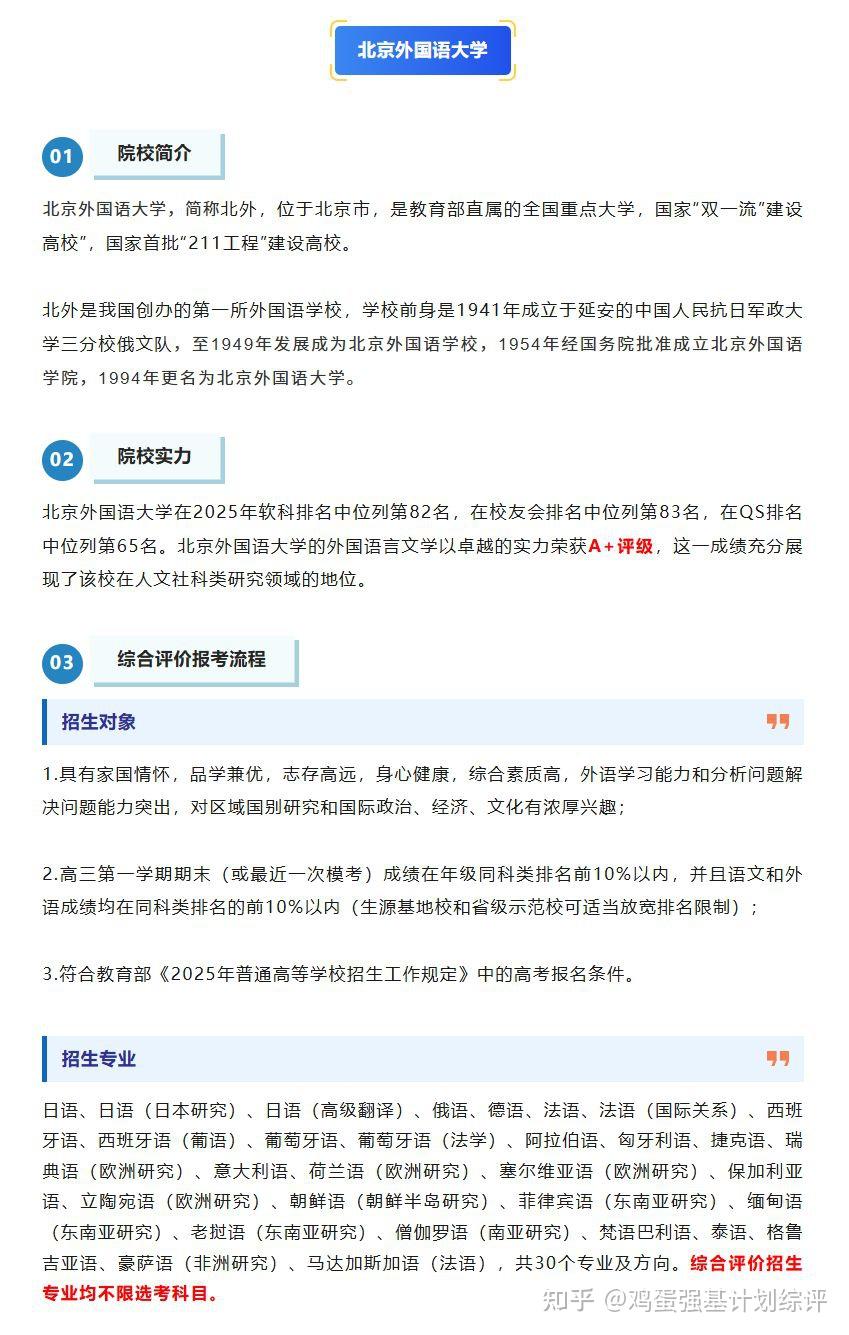 国科大、北外、南科上科大、上纽昆杜综评 - 知乎