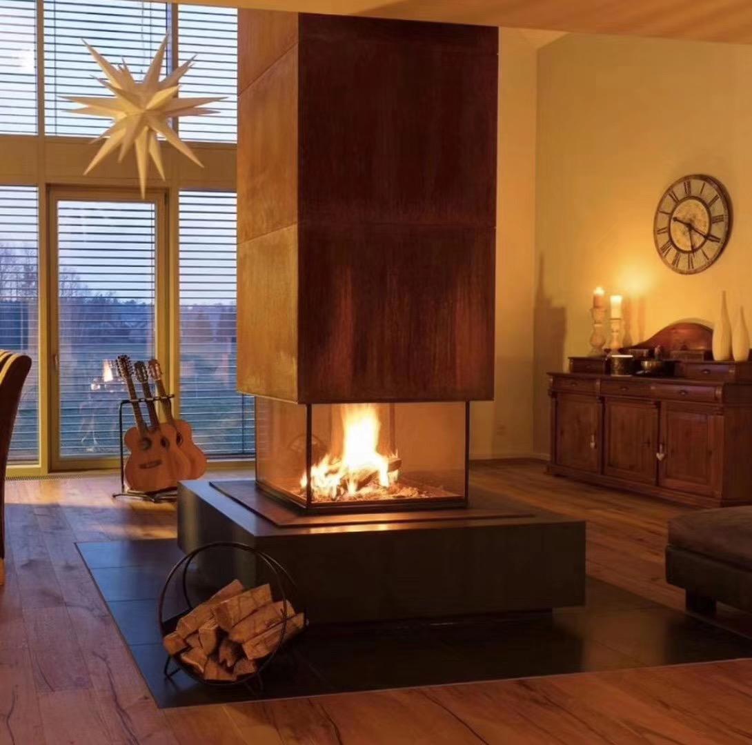 别墅里装修客厅的火炉是真的用于取暖吗