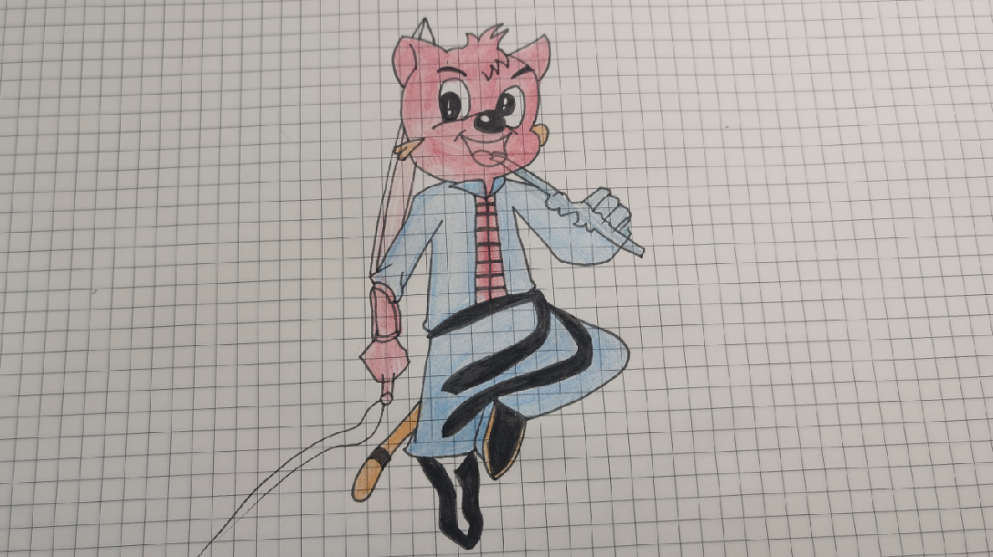 蓝猫淘气三千问简笔画绘画教程
