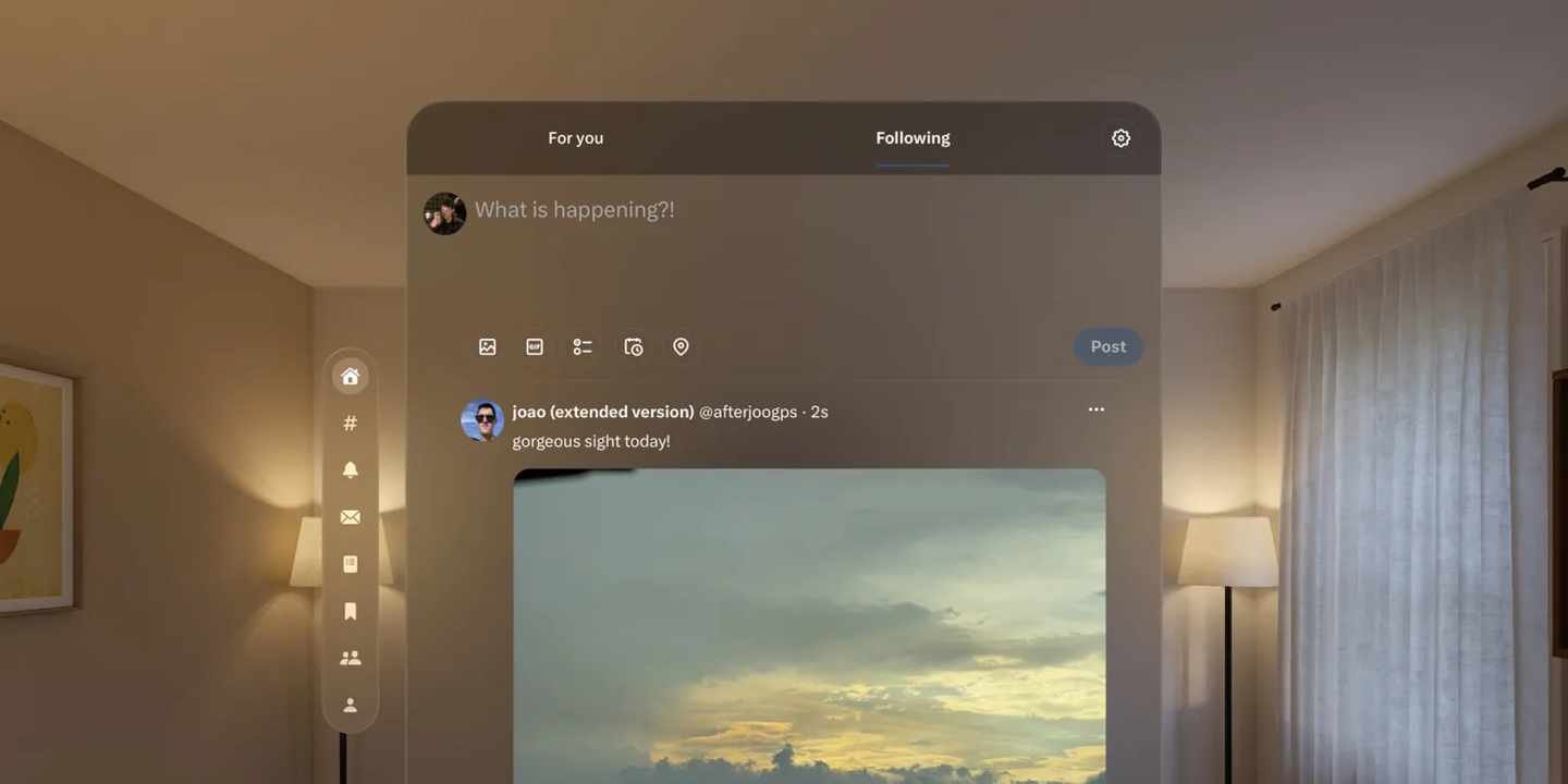 X/Twitter第三方替代客户端Dusk发布：Vision Pro用户可刷推- 知乎