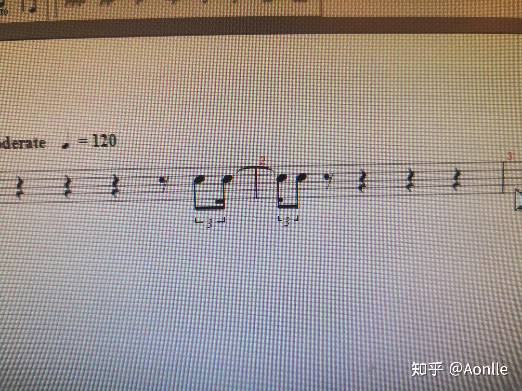 请问跨小节三连音怎么记谱? - 知乎