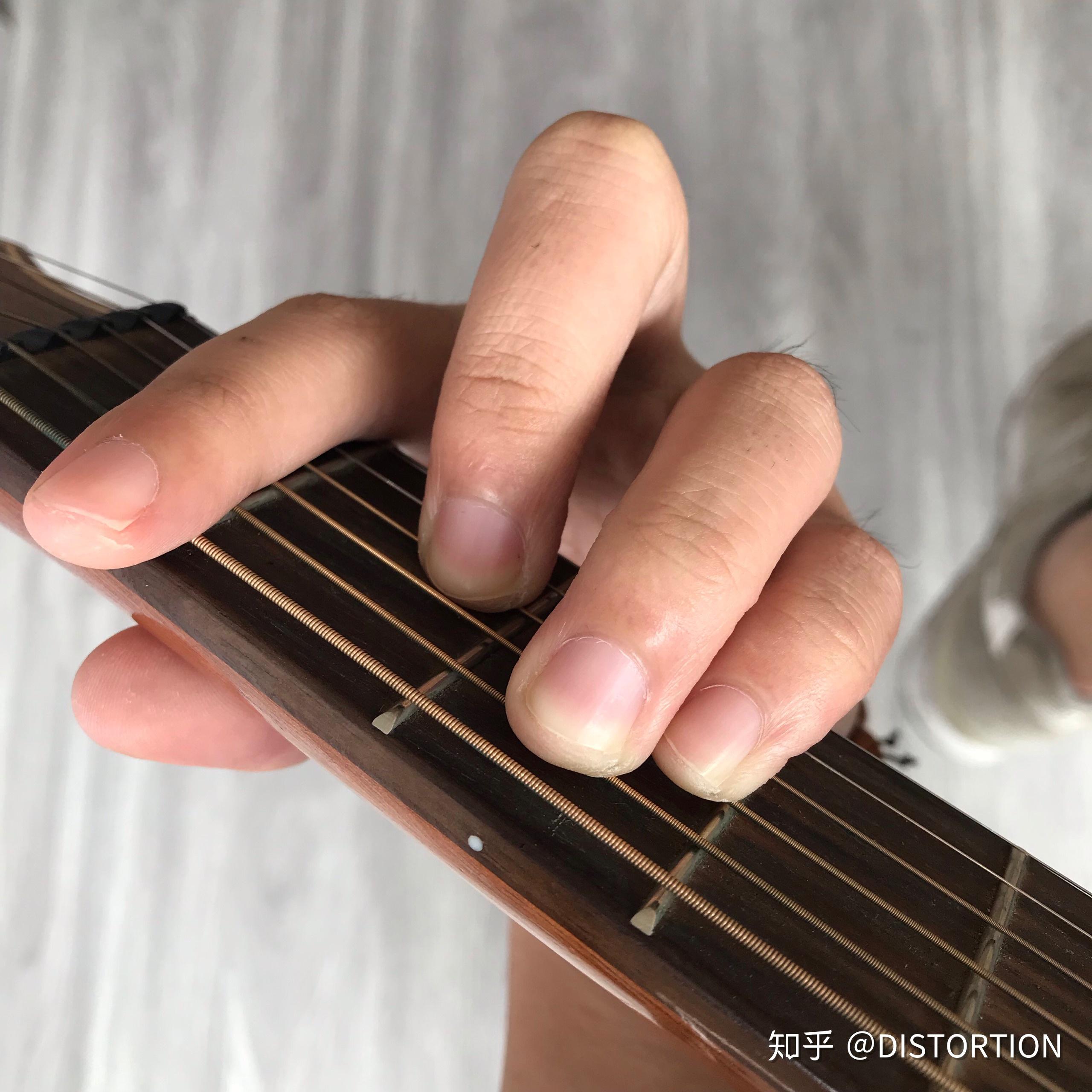 吉他f大横按要怎么按? - 知乎