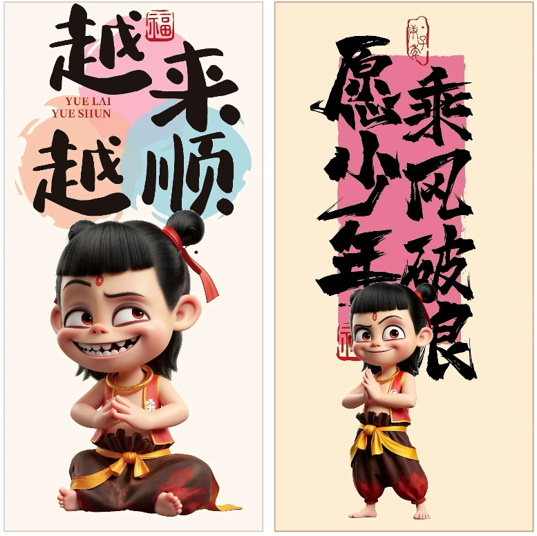 一眼爱上的哪吒、敖丙、敖润壁纸120帧 超清 - 知乎
