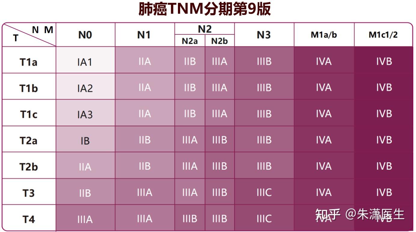 最新的第九版肺癌TNM分期，注意细节- 知乎