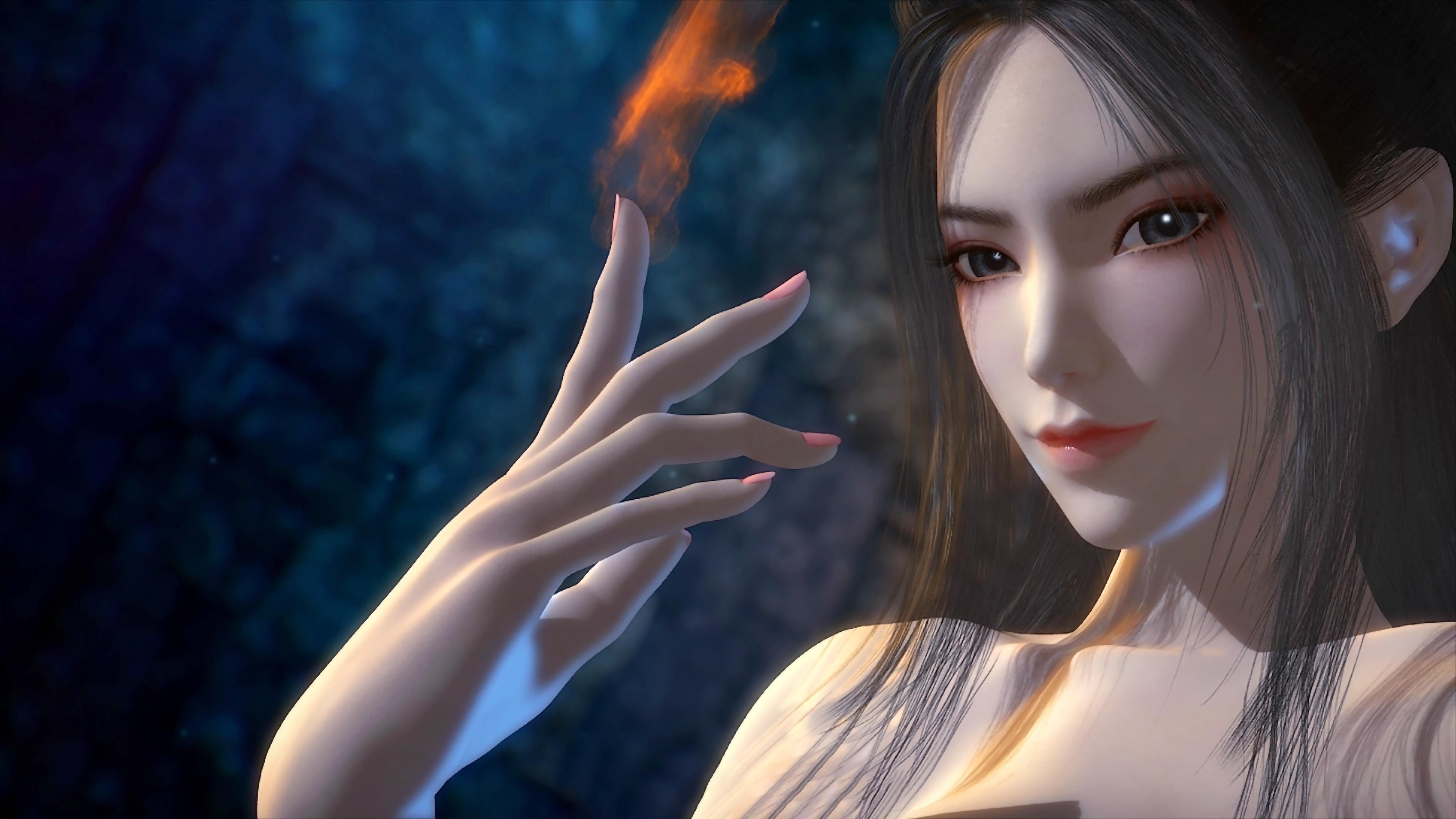 有没有2k无水印的焰灵姬壁纸