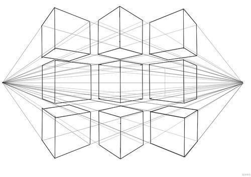 正方体消失点怎么画图片