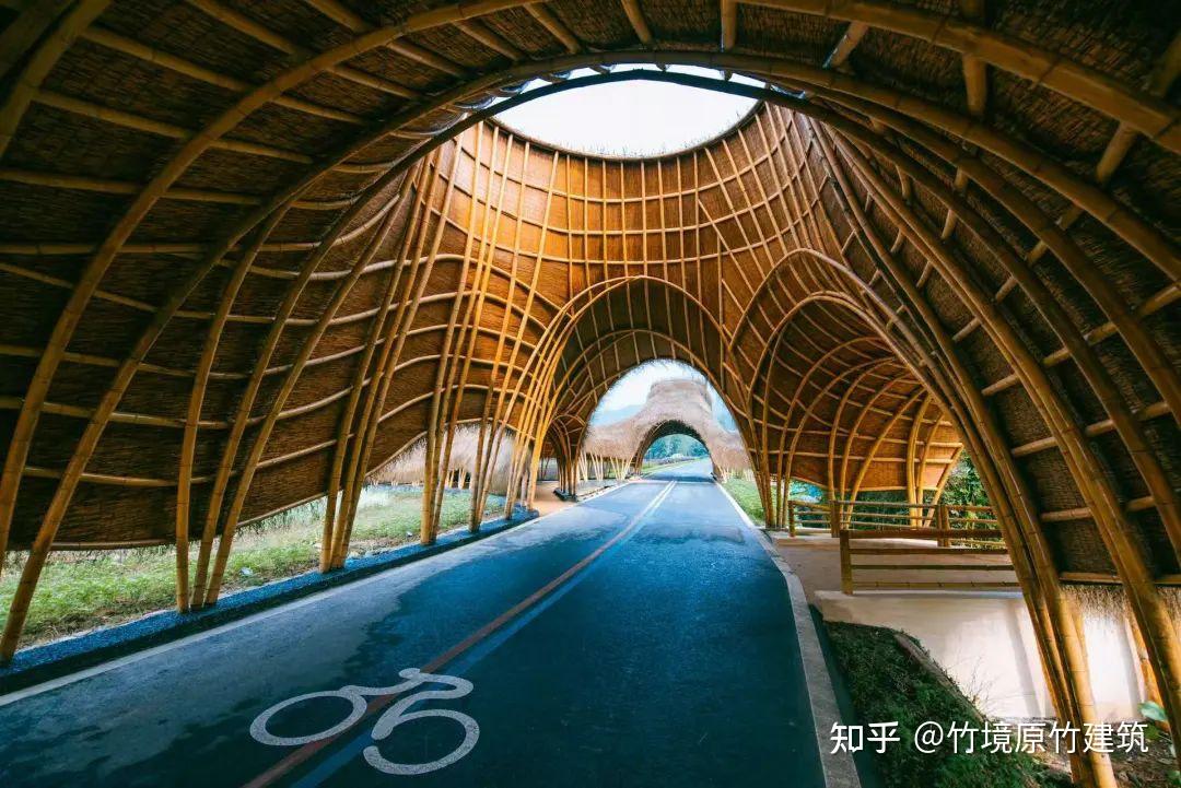 竹建筑“花海竹廊” 竹境设计施工一体化 - 知乎