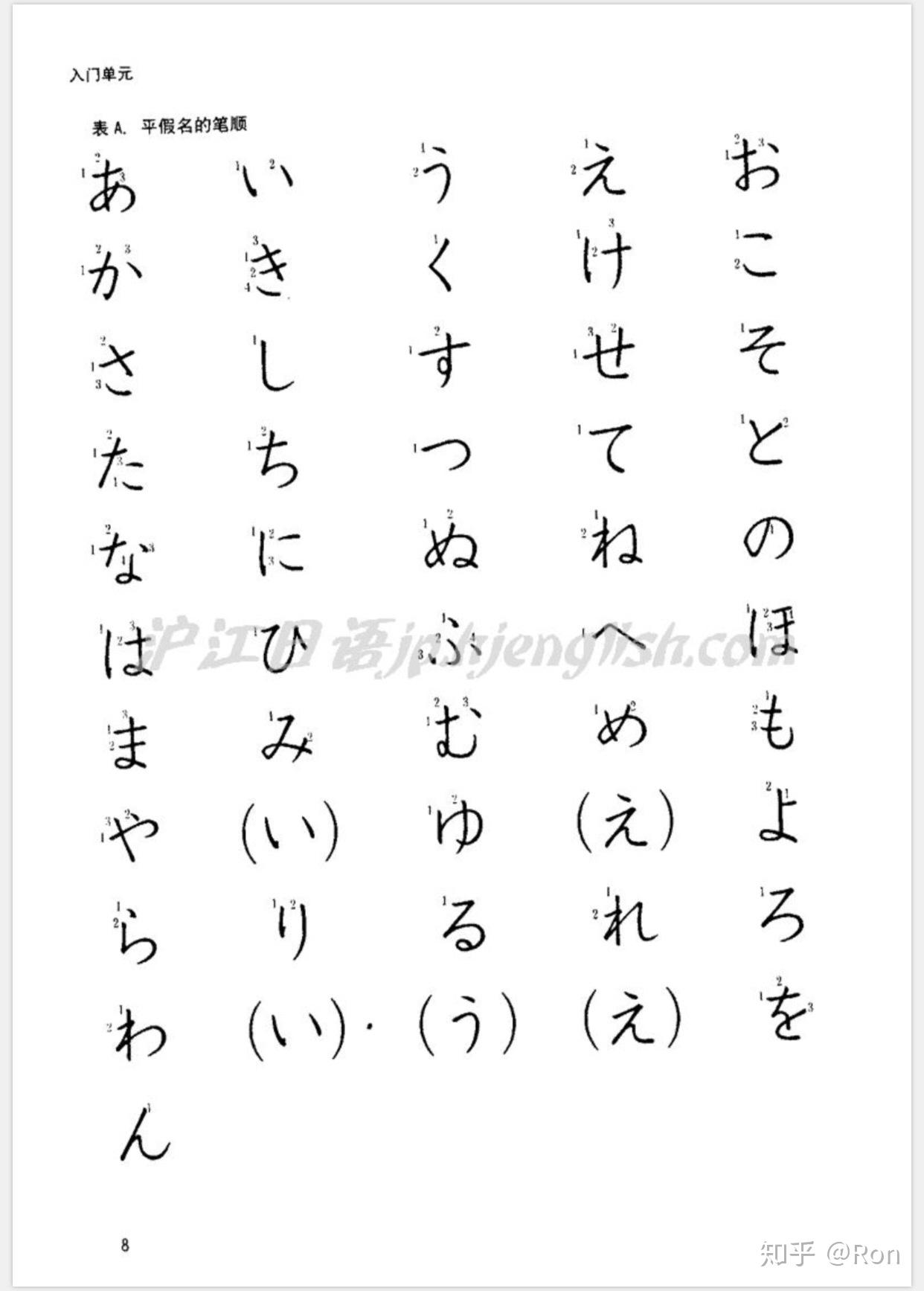 日语假名的手写体写法是怎么样的? - 知乎