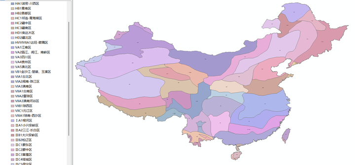 【数据分享】中国气候区划数据（9个一级气候地区和49个二级气候区） 知乎 