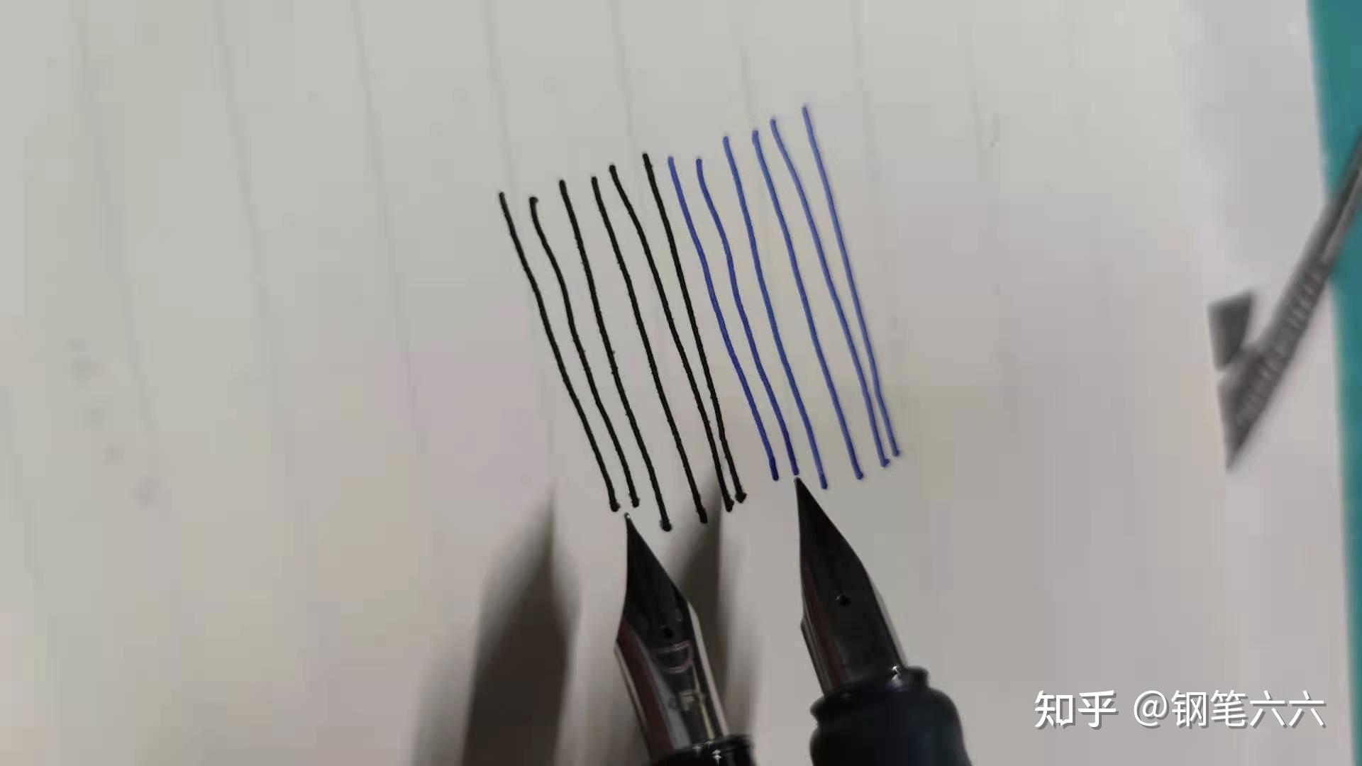 凌美钢笔ef尖和百乐笑脸钢笔的f尖哪个粗一些