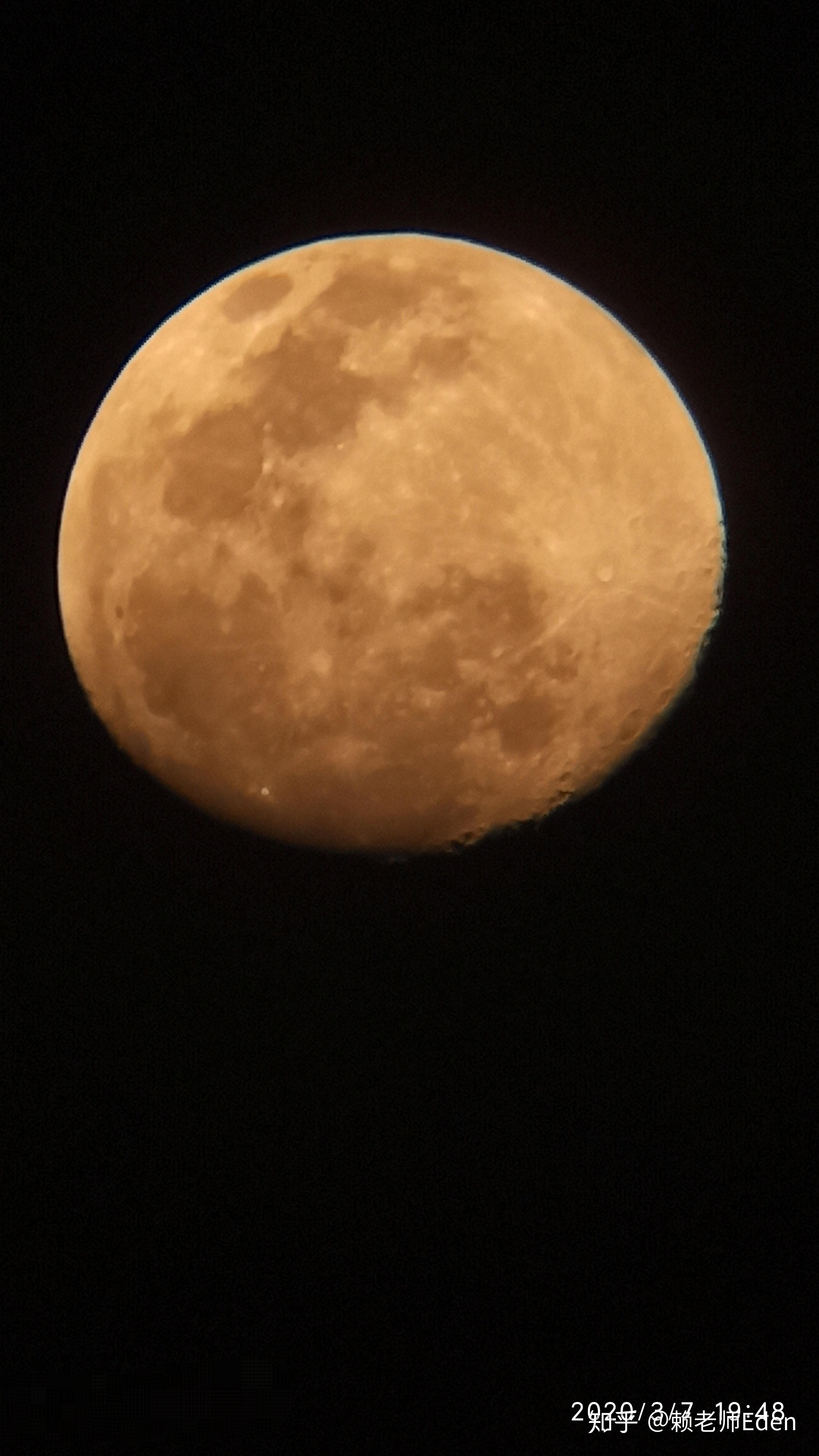 如何用红米note8pro拍出一张好看的月亮照片