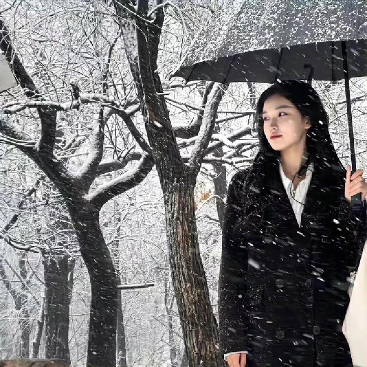 女生头像 | wechat 冬日氛围感雪景女头