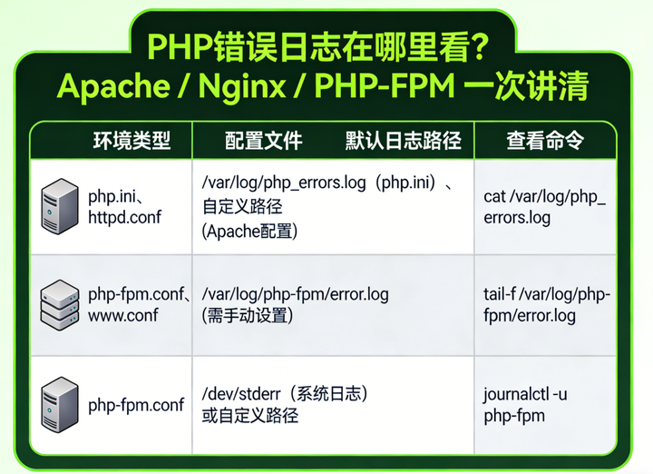 PHP 错误日志在哪里看？Apache / Nginx / PHP-FPM 一次讲清 - 知乎