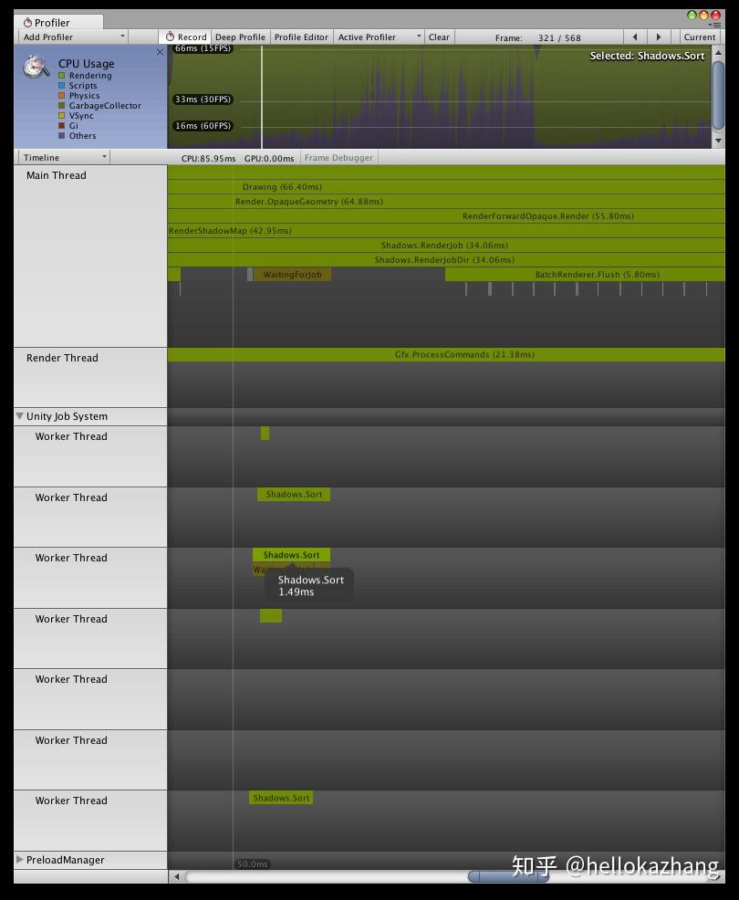 【Unity】使用Profiler进行性能分析 - 知乎