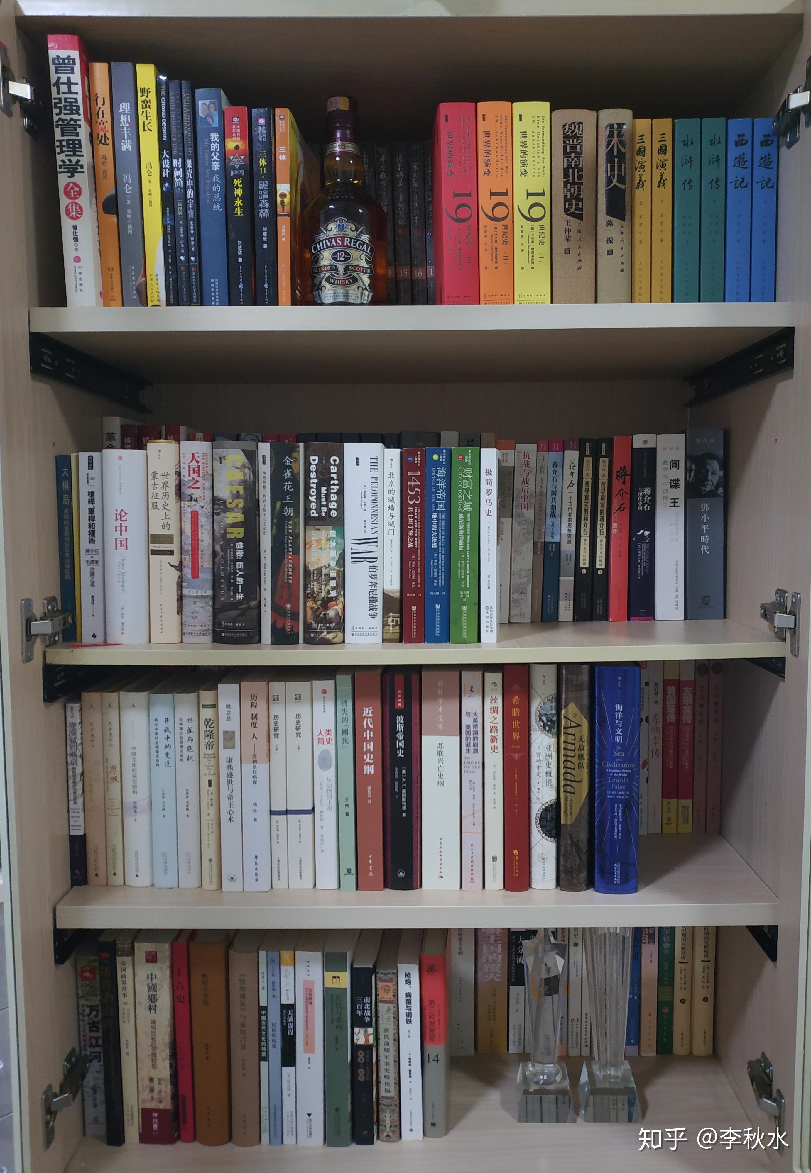 能分享一下家里书柜里的书的照片吗