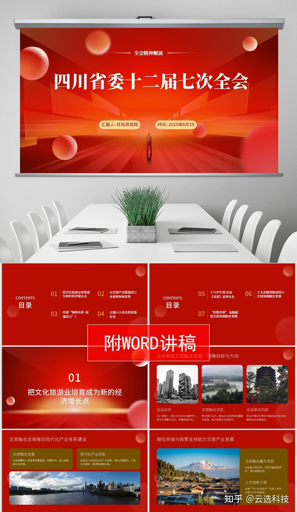 文旅融合开启新征程:聚焦四川省委十二届七次全会学习PPT - 知乎