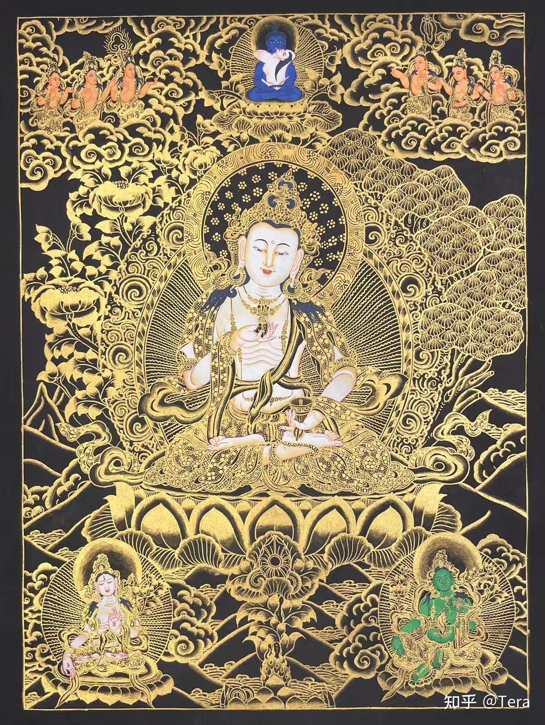 黑金唐卡·金刚萨埵